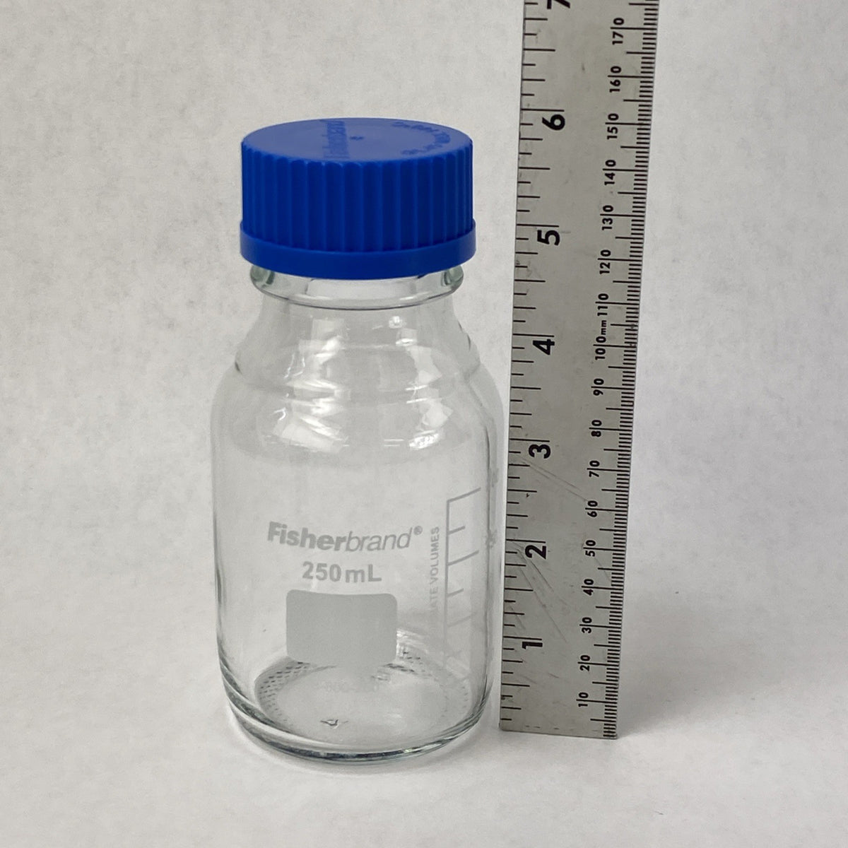 Fisherbrand FB-800-250 Lab Media Graduated Glass Bottles 250mL - 10 Bottles11
