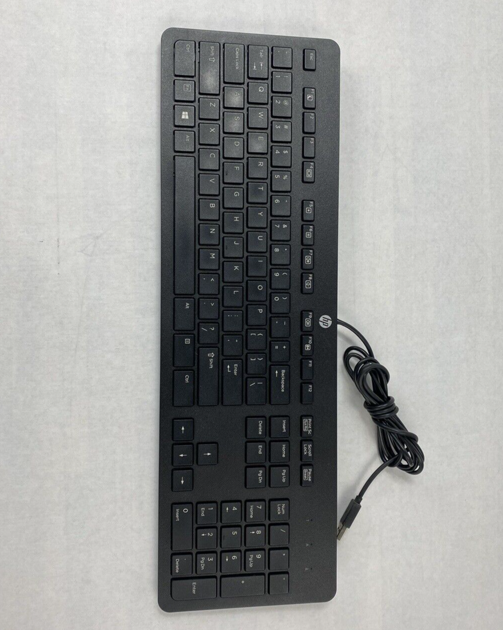 Lot of 6 HP PH0U USB Slim Keyboard Tested