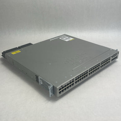 Cisco Catalyst WS-C3850-48U-S V06 48 Port Switch Tested w/C3850-NM-2-10G 2x PSUs