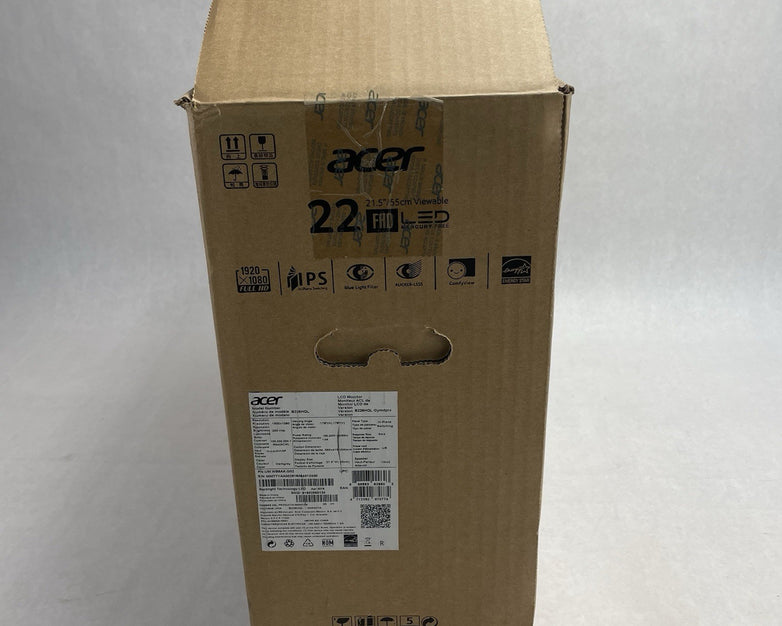 Acer B226HQL 21.5" TN LCD Widescreen Monitor w/Stand 1920 x 1080 VGA DVI