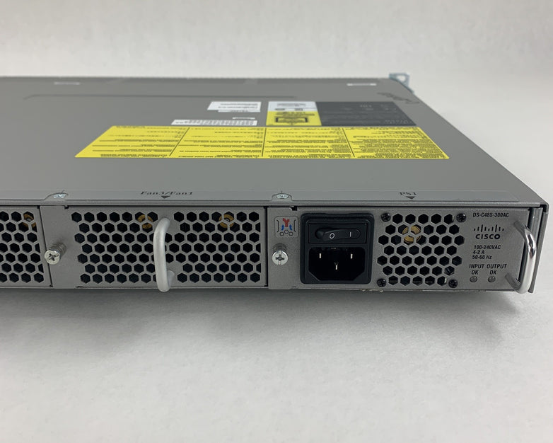 Cisco DS-C9148S-K9 MDS 9148S 16G Multilayer Fabric Switch Tested 2x Power Supply