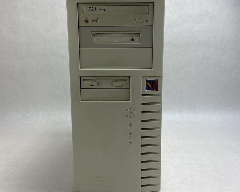 Beige In-Win A500 Mid Tower ATX Computer Case Bare Bones No PSU