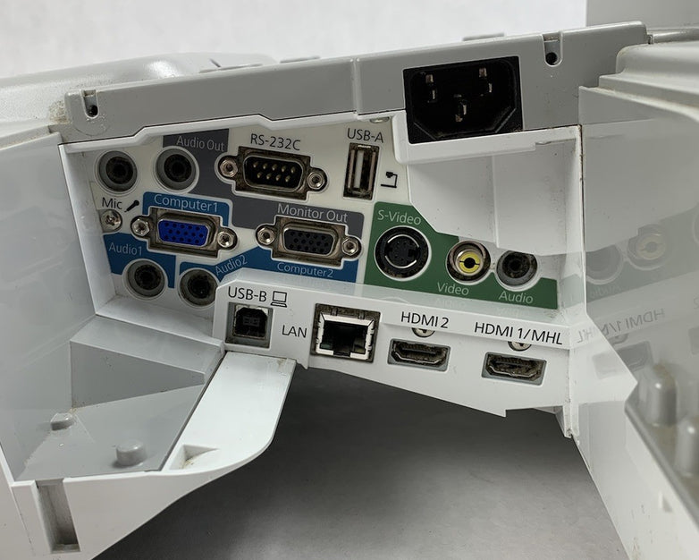 Epson H603A PowerLite 575W LCD Projector No Remote 2521 Lamp Hours