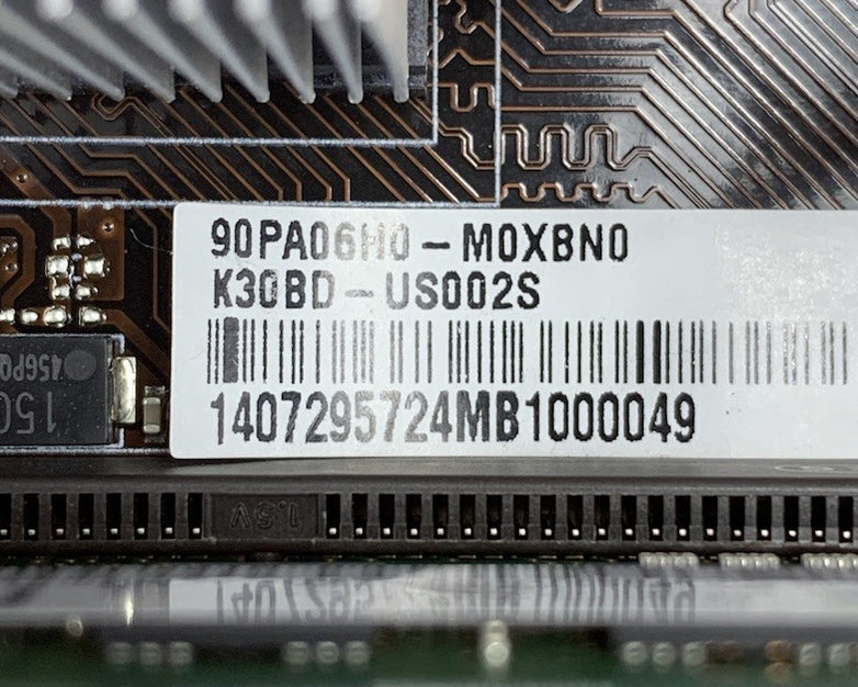 ASUS K30BD-US002S Motherboard AMD Sempron 1.3GHz 3GB RAM w/ Shield