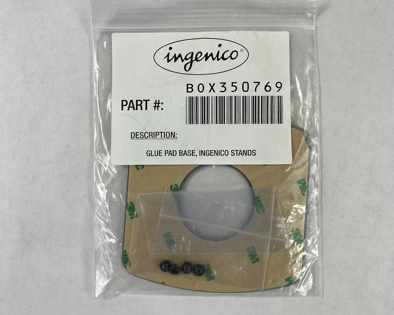 Ingenico BOX350769 Glue Pad Base for Monitor Stands (Lot of 10)