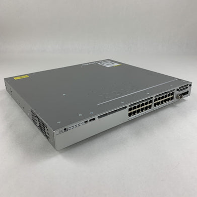 Cisco Catalyst WS-C3850-24P-S V08 24-Port Gigabit Ethernet PoE Switch Tested