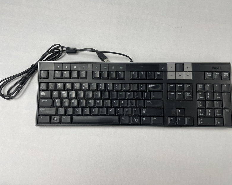 Dell Y-U0003-DEL5 USB Multimedia Keyboard W/ 2 USB Ports U473D Lot of 15