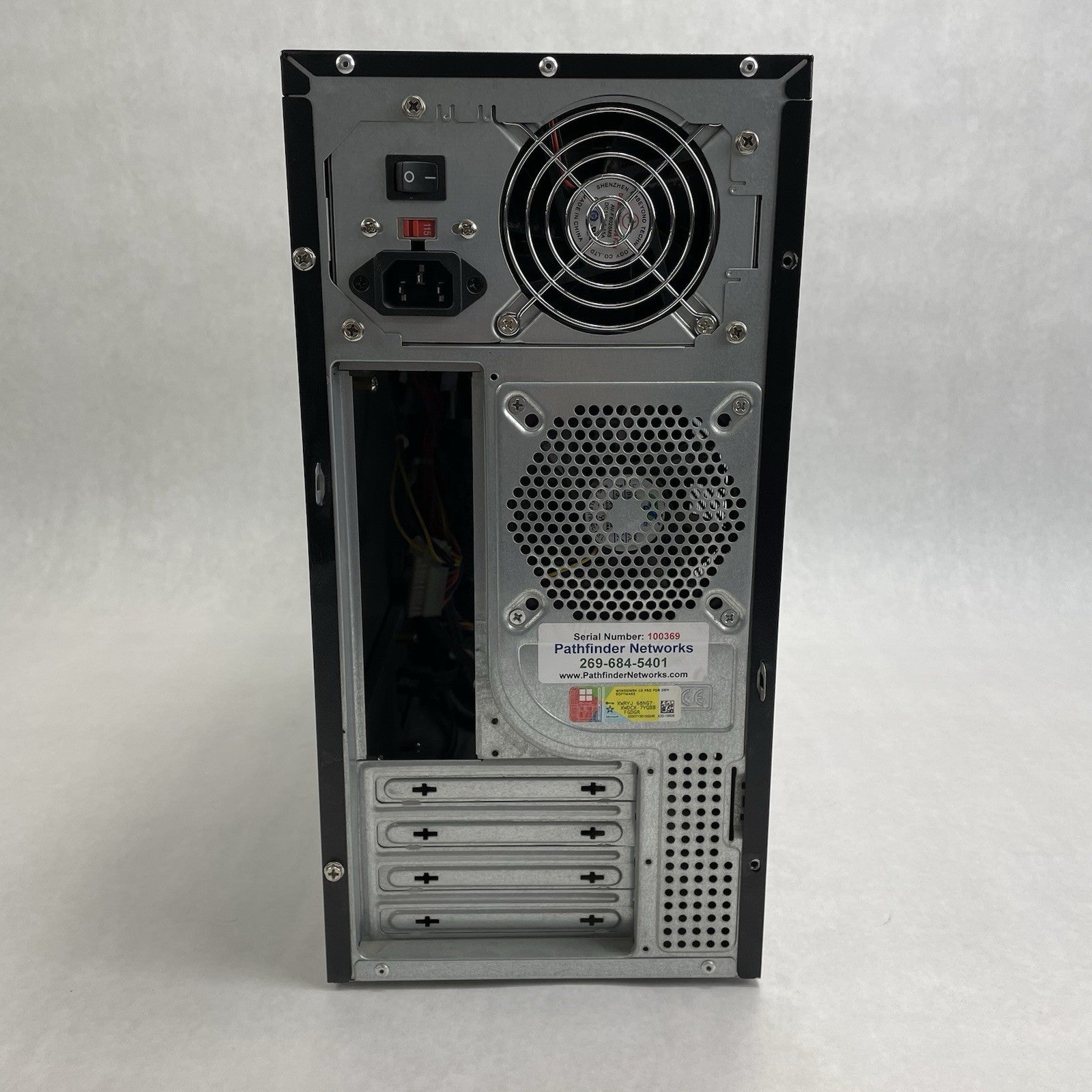 APEX TX-606-U3 MicroATX Computer Case Barebones 300W Allied Power Supply Tested
