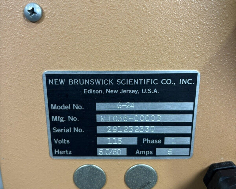 New Brunswick G-24 Environmental Incubator Orbital Shaker G24 Powers On