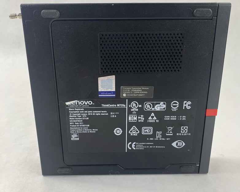 Lenovo ThinkCentre M720q Micro Intel Core i5-8500T 2.1GHz 8GB RAM No HDD OS AC