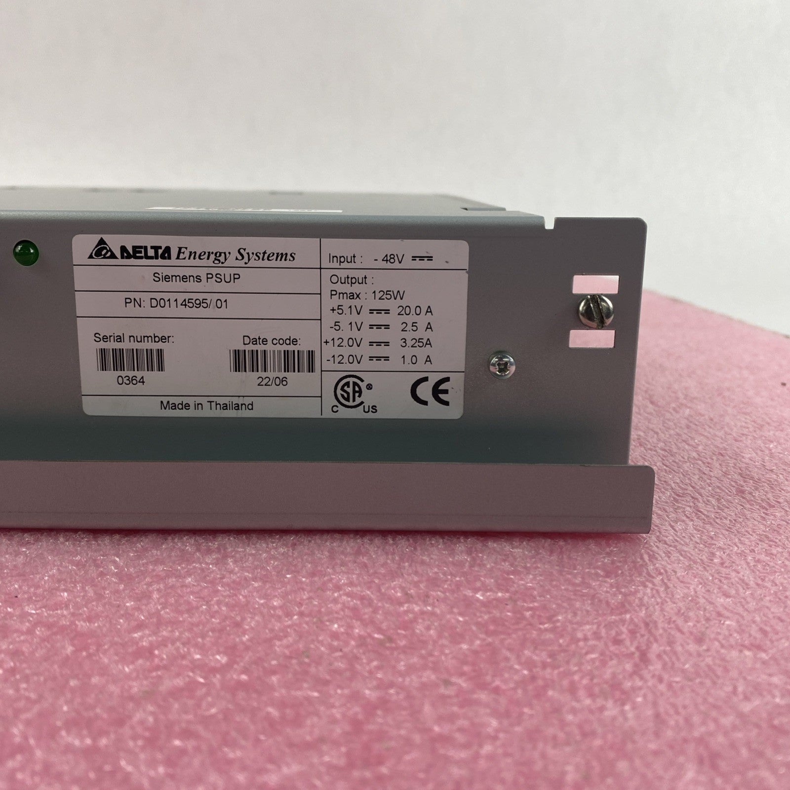 Delta Energy Systems Siemens PSUP D0114595/ 01 Power Supply Module6
