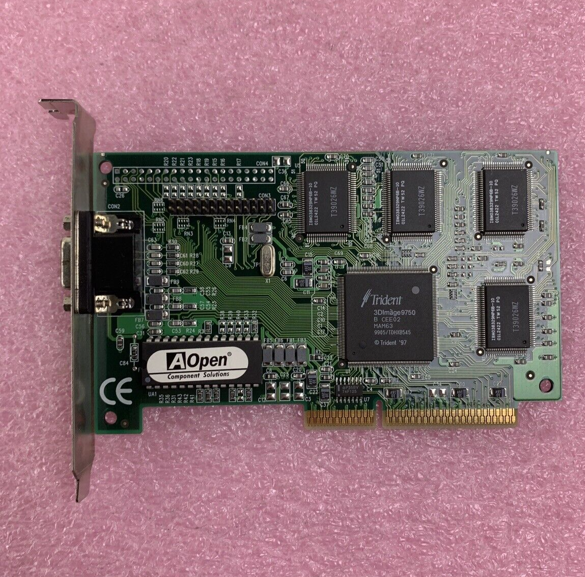 AOPEN Trident 91.AC821.002 3D IMAGE 9750 4 MB AGP VGA Video Card
