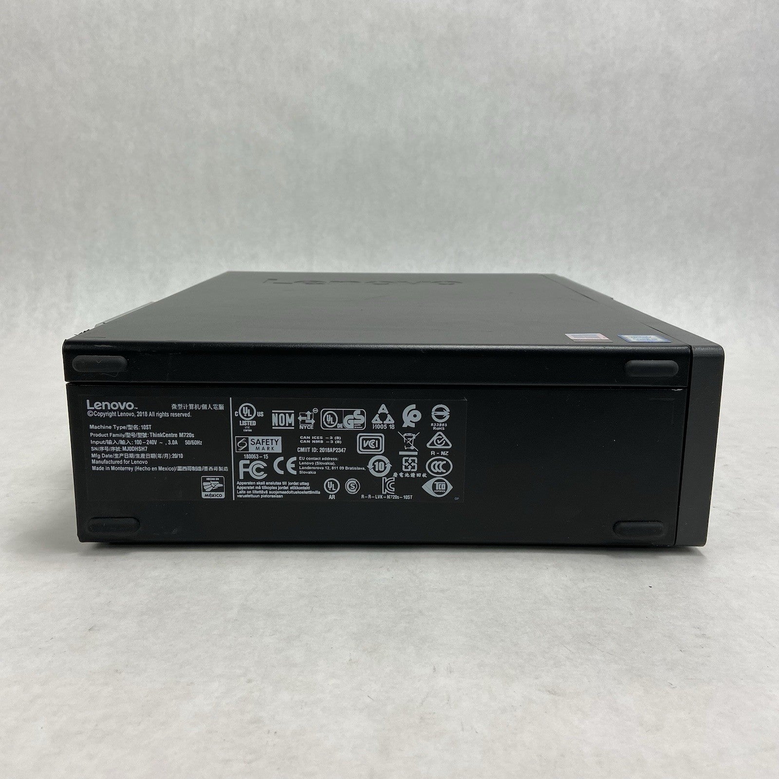 Lenovo ThinkCentre M720s SFF Intel Core i5-9400F 2.9GHz 4GB RAM No HDD No OS7