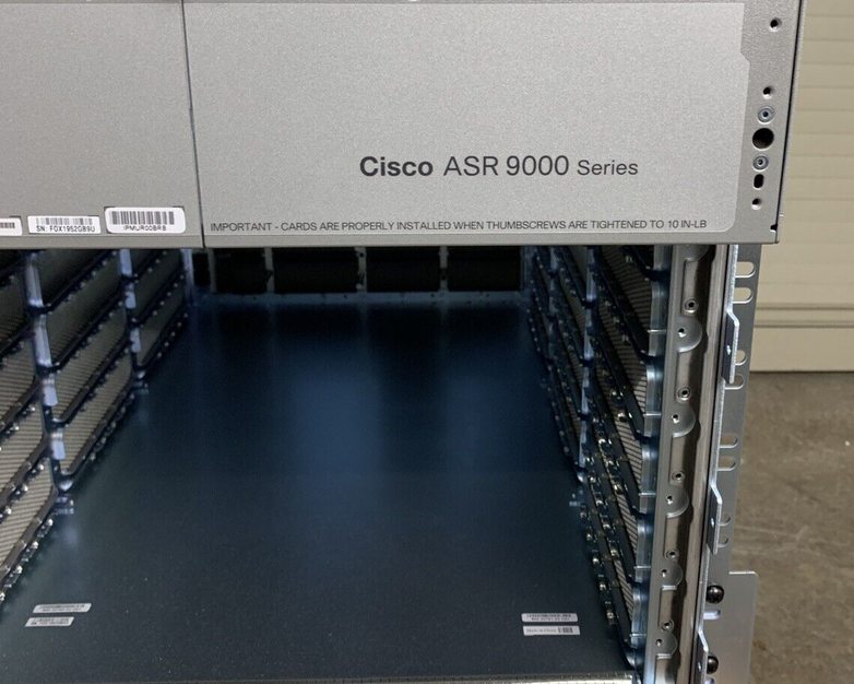 Cisco ASR9006-DC-V2 Router Blank Chassis Only Box Opened Missing Accessory Kit