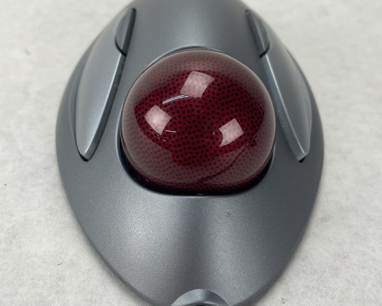 Logitech  T-BC21  Red Marble Mouse 804377-0000 USB Tested Working