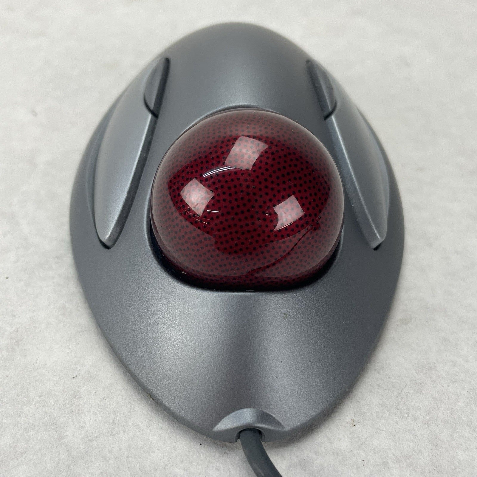 Logitech  T-BC21  Red Marble Mouse 804377-0000 USB Tested Working3