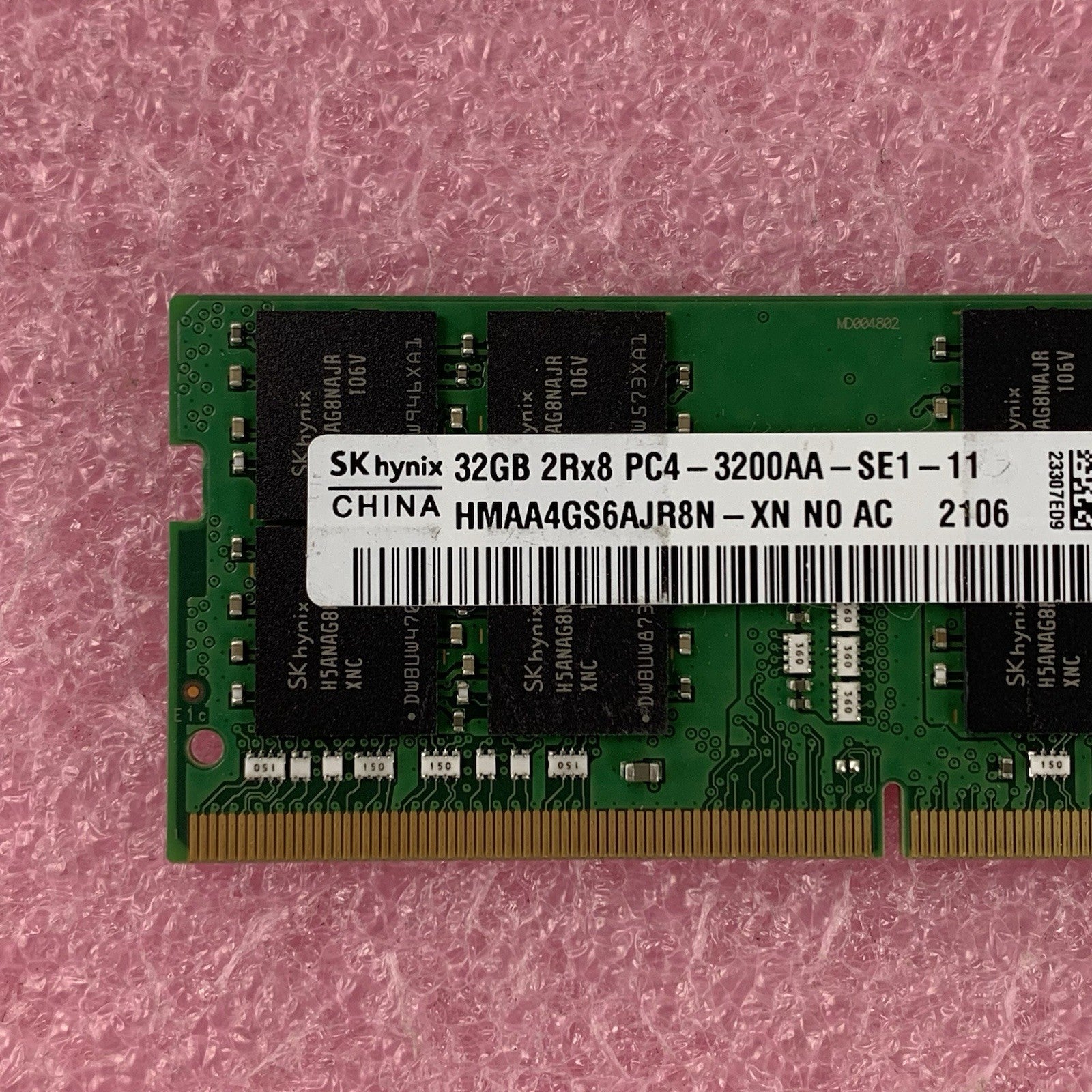 SK Hynix HMAA4GS6AJR8N-XN 32 GB DDR4 3200MHz PC4-3200AA Laptop RAM Memory2