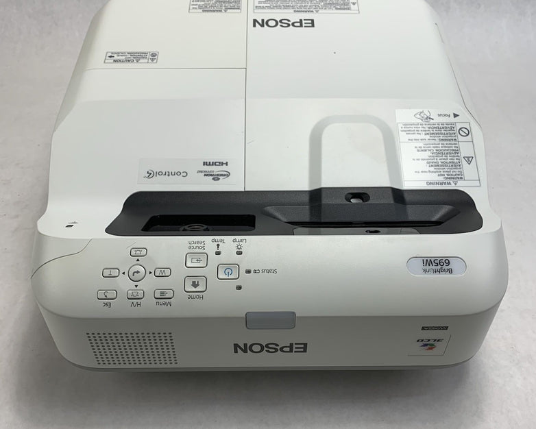 Epson PowerLite 695Wi H740A LCD Lamp Projector 518 Lamp Hours - No Remote