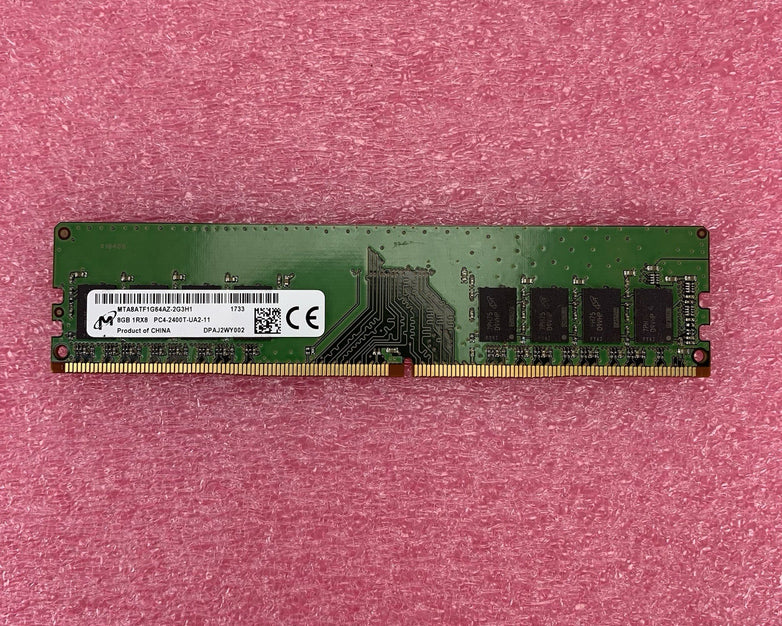 Micron MTA8ATF1G64AZ-2G3H1 PC4-2400T-UA2-11 8GB 1Rx8 Desktop Memory RAM