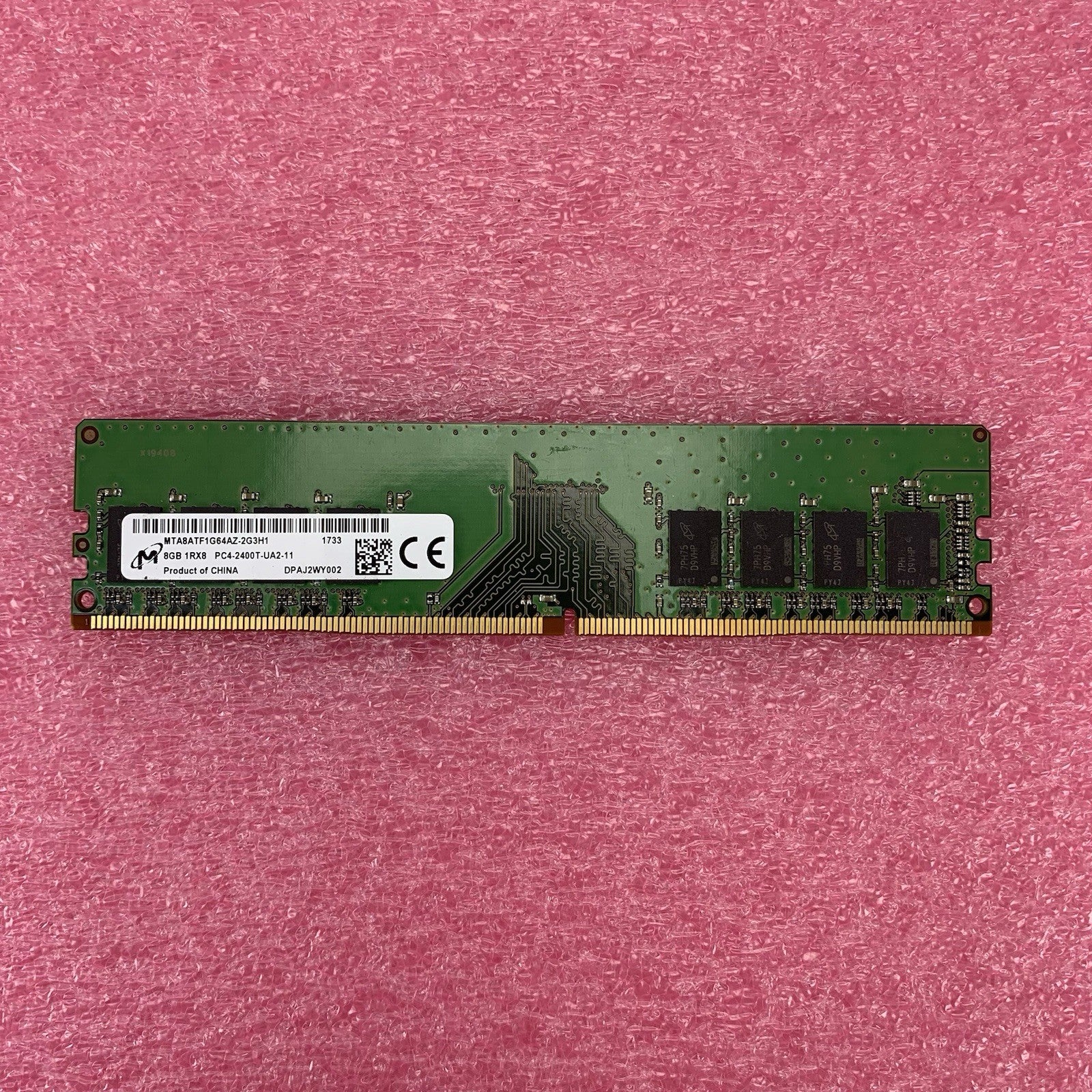 Micron MTA8ATF1G64AZ-2G3H1 PC4-2400T-UA2-11 8GB 1Rx8 Desktop Memory RAM5