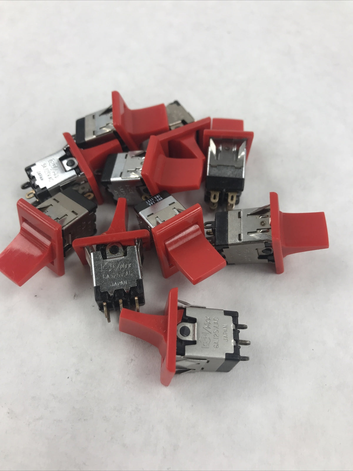 Lot of 10 Cutler Hammer DPDT Switch 6A/125VAC NKK