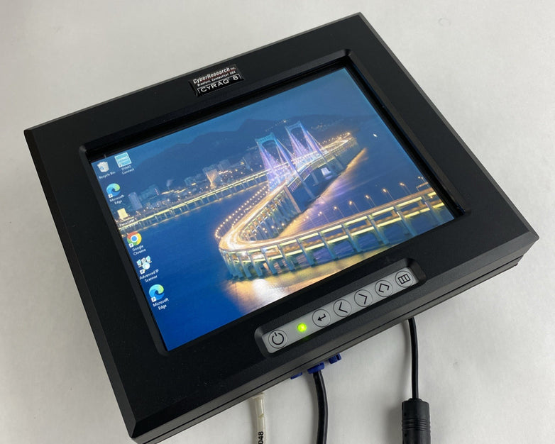 Cyber Research CRBF 08SC-TCU CYRAQ 8 High Resolution 8" LCD Touch Monitor