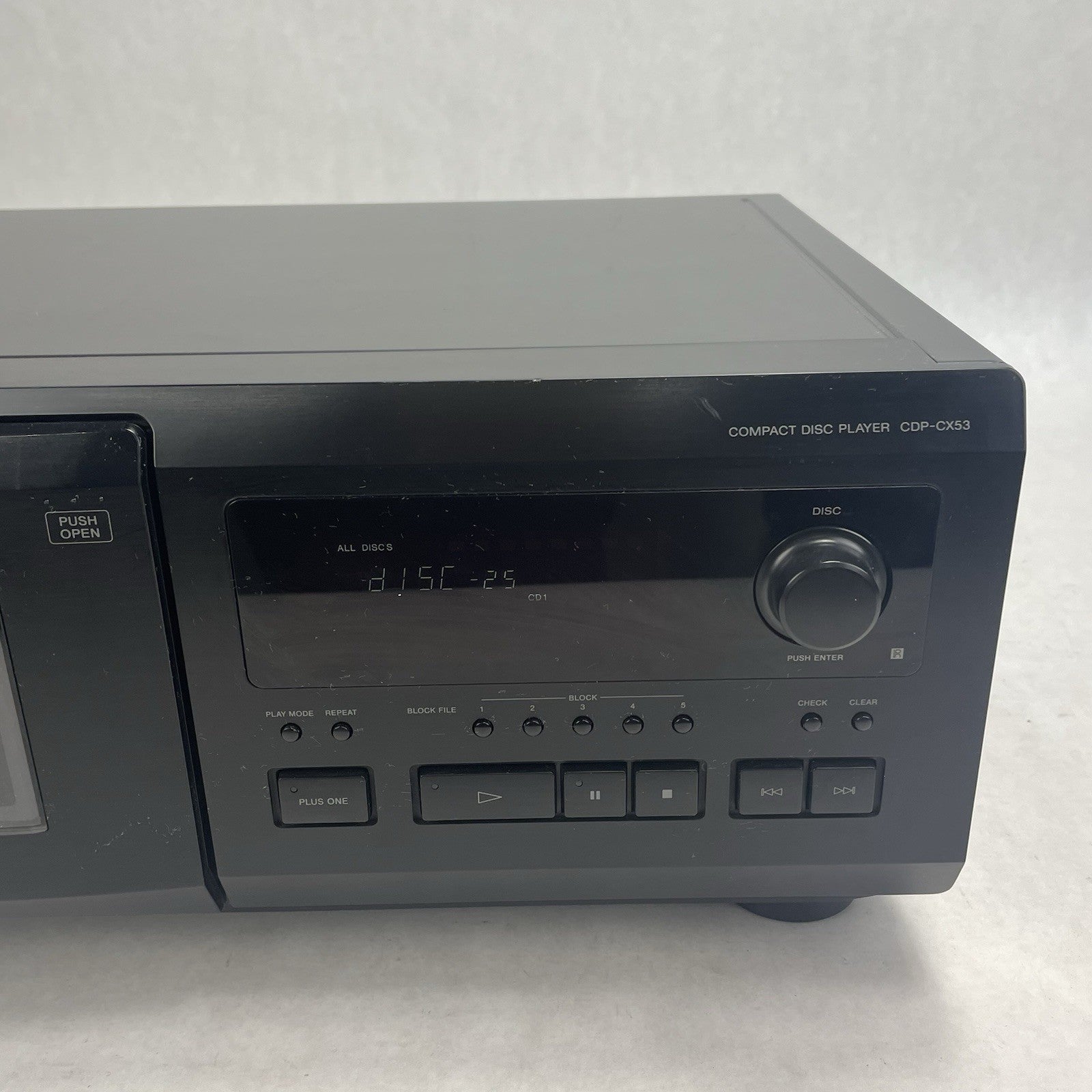 Sony CDP-CX53 50 Disc +1 CD Mega Storage Changer Player Carousel Tested2