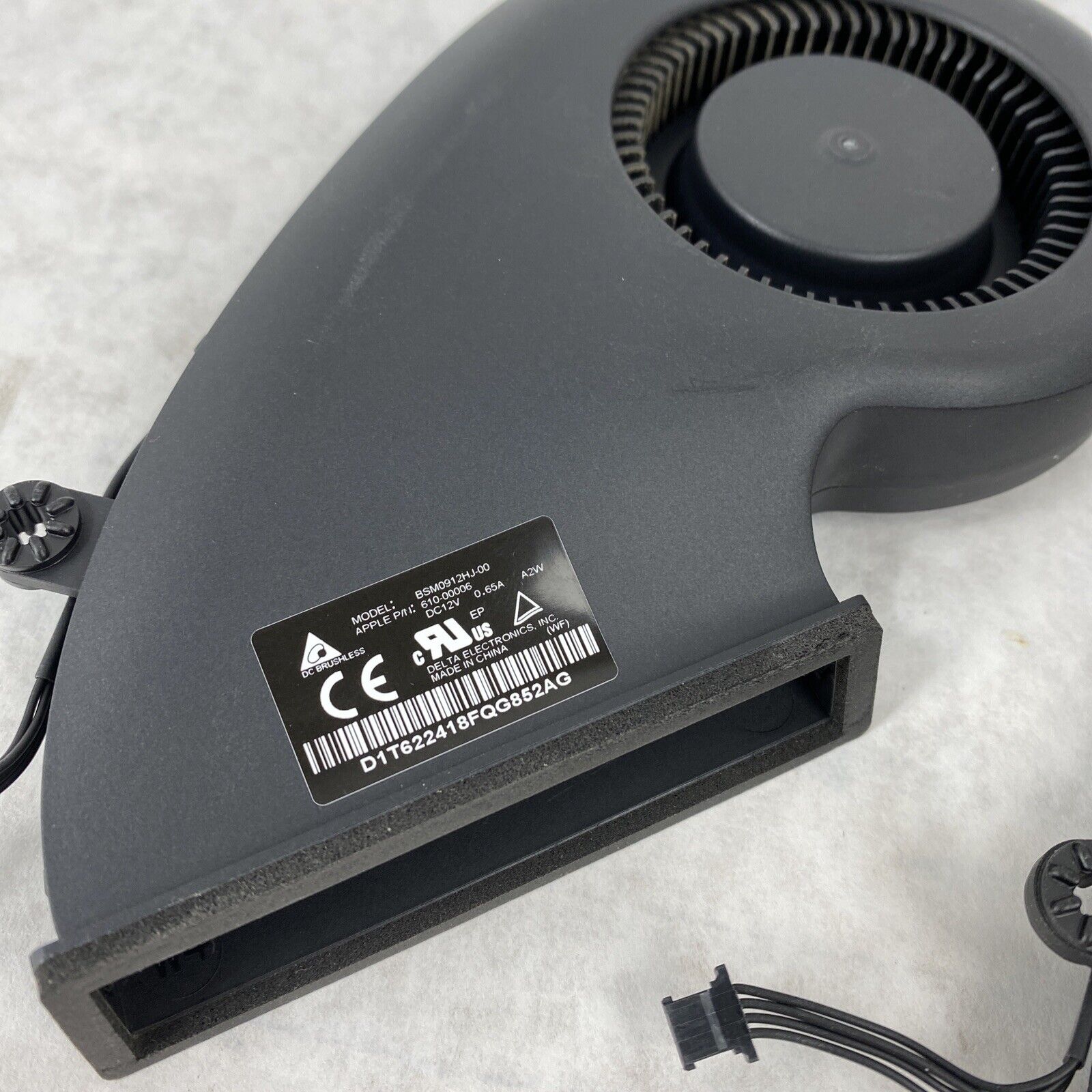 Lot( 3 ) Apple 610-00006 BSM0912HJ-00 12V 0.65A CPU HSF Cooling Fan from A1418