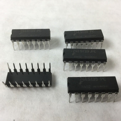 F-74LS139 PC, 16 Pin Dip (Lot of 5)