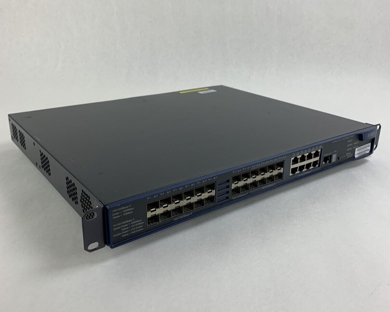 3COM 3CRS48G-24S-91 4800G 20-Port Gigabit Network Ethernet Switch Tested Reset