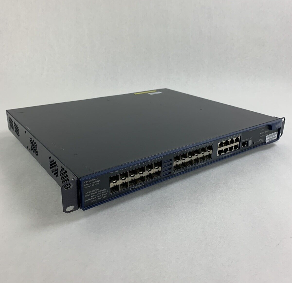 3COM 3CRS48G-24S-91 4800G 20-Port Gigabit Network Ethernet Switch Tested Reset