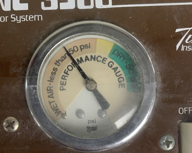 Airdyne 3500 Timeter Instrument Corporation Compressor Powers On Pumps
