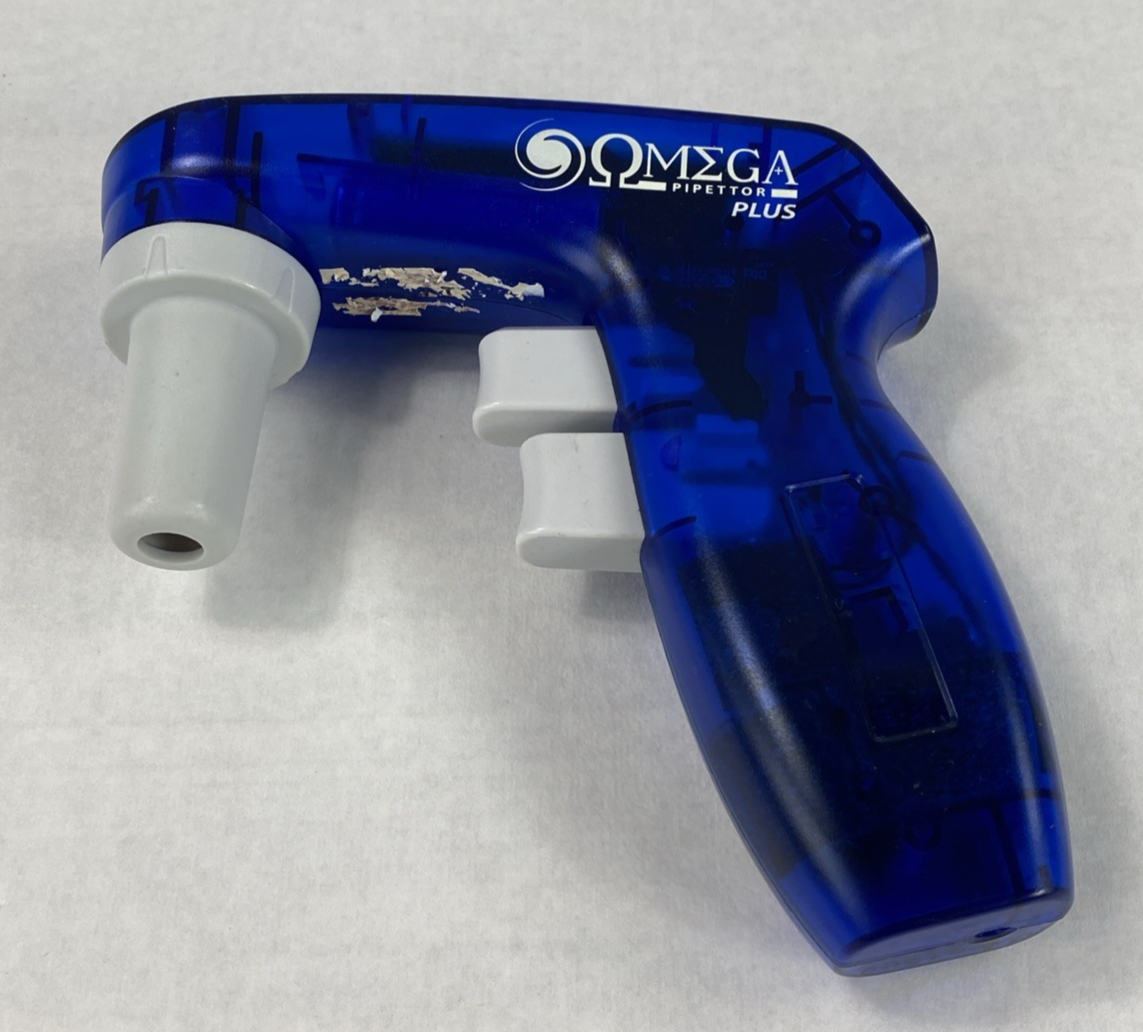 Omega Pipettor Plus Electronic Pipette Untested