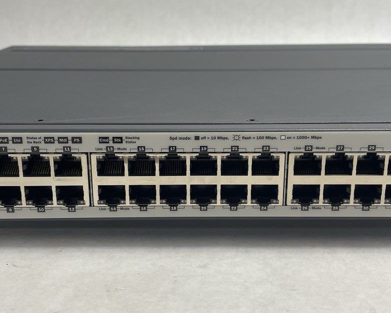 HP 2920-48G PoE+ Switch J9729A 48-Port With J9731A Network Switch No PS
