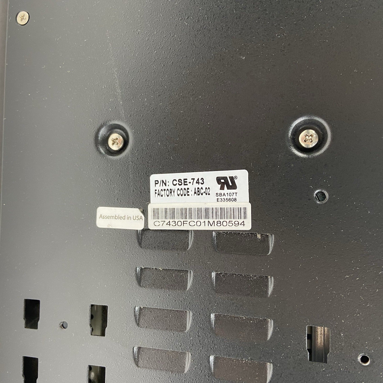 SuperMicro CSE-743 4U Tower Chassis Bare Bones No PSU9