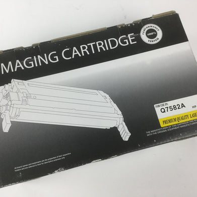 IMAGING CARTRIDGE, Yellow Toner Cartridge Compatible for HP 3800, Q7582A NEW