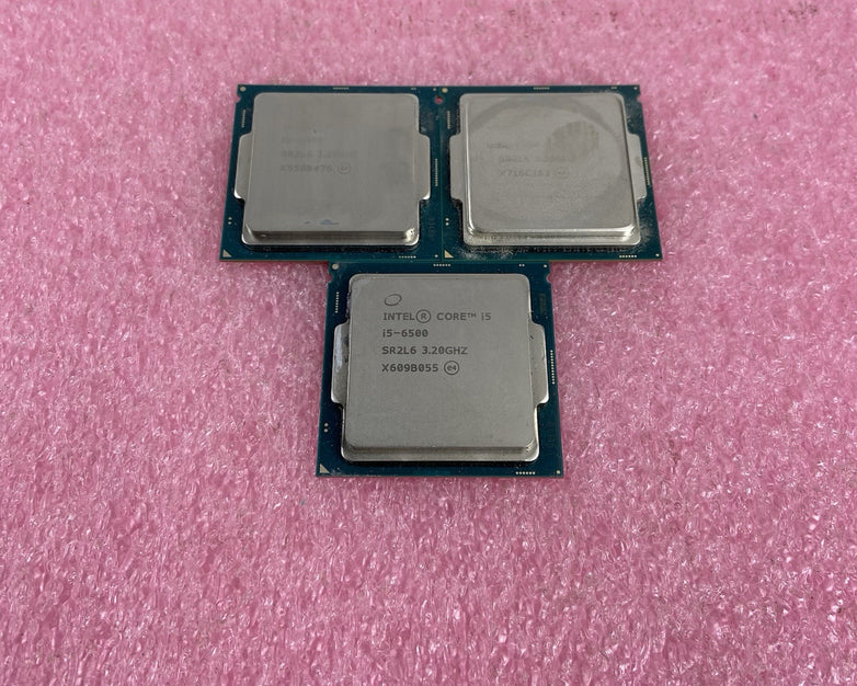 Lot of 3 Intel Core i5-6500 SR2L6 3.2GHz Desktop CPU
