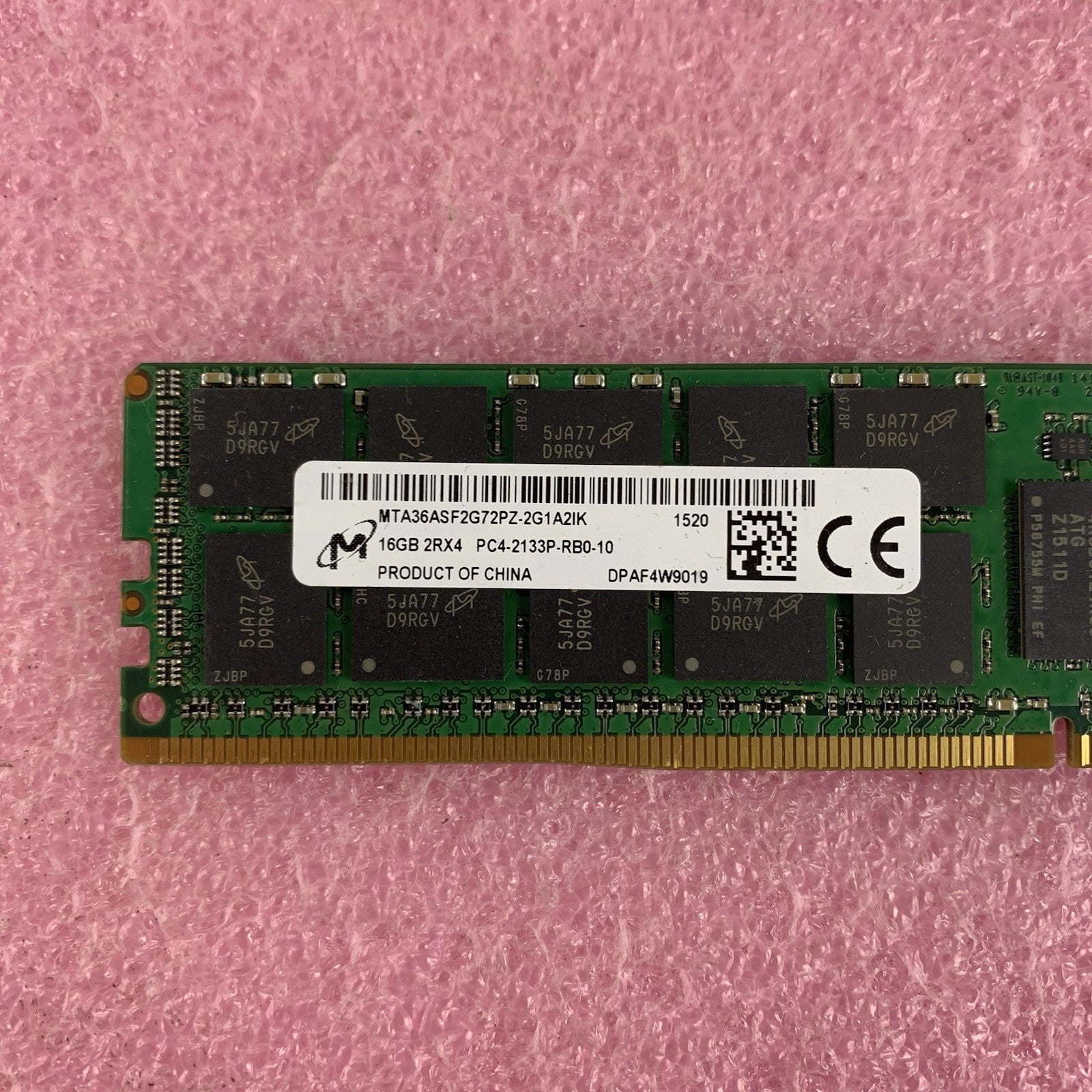 Micron MTA36ASF2G72PZ-2G1A2IJ 16 GB 2Rx4 PC4-2133P-RB0-10 ECC Server Memory Ram2