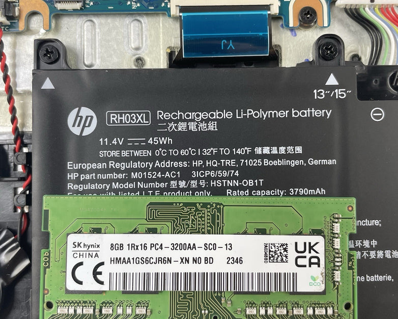HP ProBook 450 G8 15.6" i5-1135G7 2.40 GHz 8 GB RAM Touchscreen No SSD/OS/AC