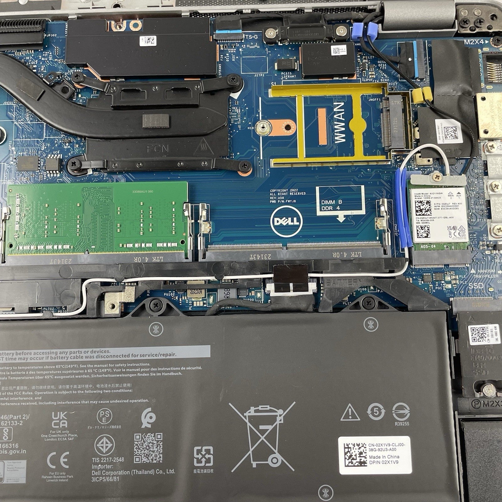 Dell Latitude 5440 14" i5-1345U 4.35 GHz 8 GB RAM No OS/SSD/AC16
