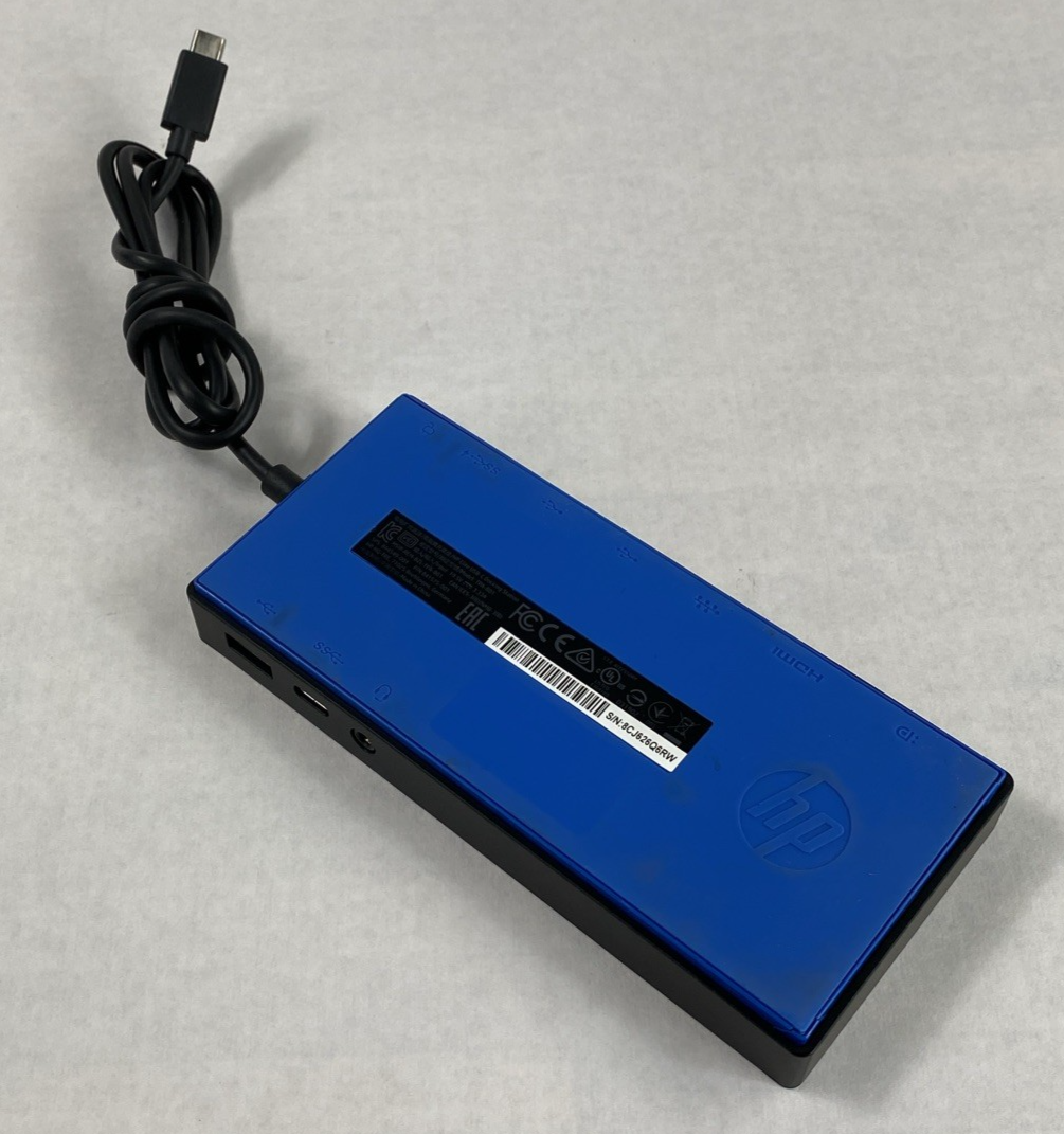 HP Elite USB-C TPA-B01 19.5V 3.33A Docking Station (Lot of 2)
