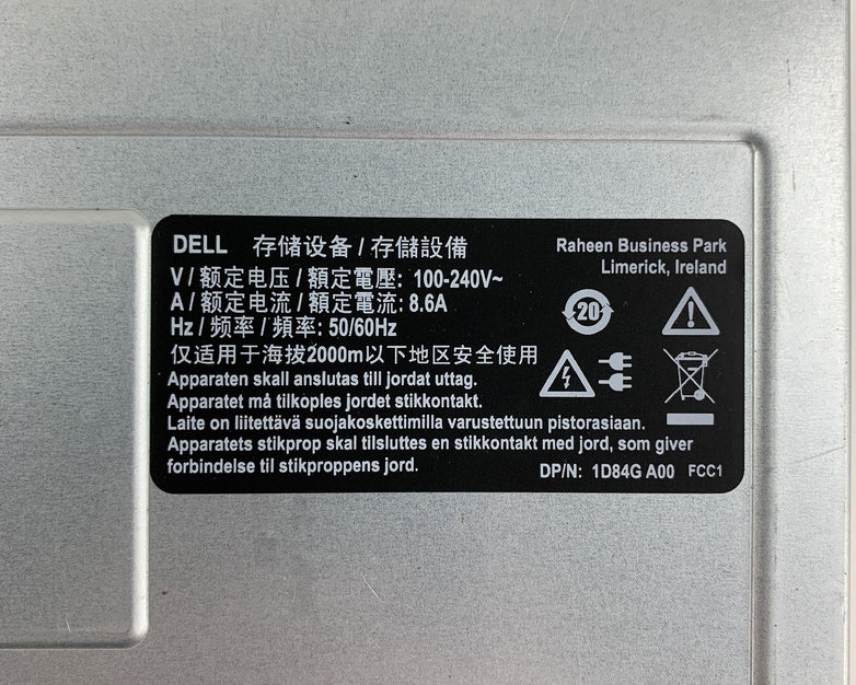 Dell EMC SCV300 Compellent Expansion Storage Array Barebones Chassis 2x PSUs