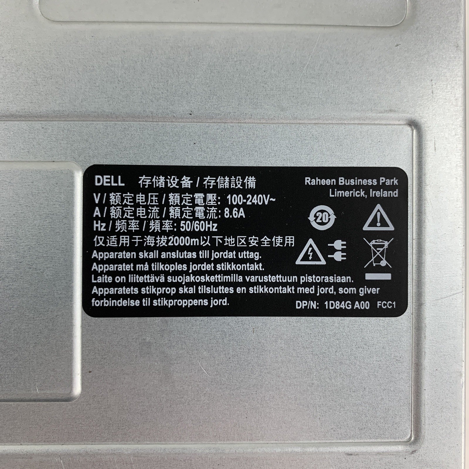 Dell EMC SCV300 Compellent Expansion Storage Array Barebones Chassis 2x PSUs