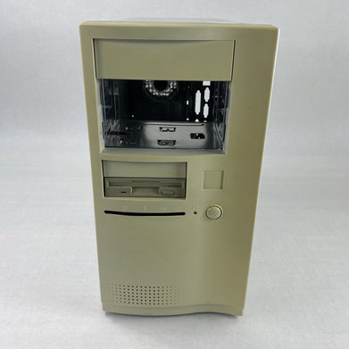 Unbranded Mid ATX Vintage Beige Computer Case No Power Supply No Internals