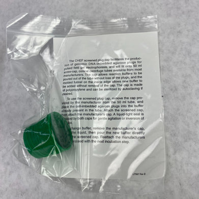 Lot of 5 Bio-Rad CHEF Screened Caps #1703711 New