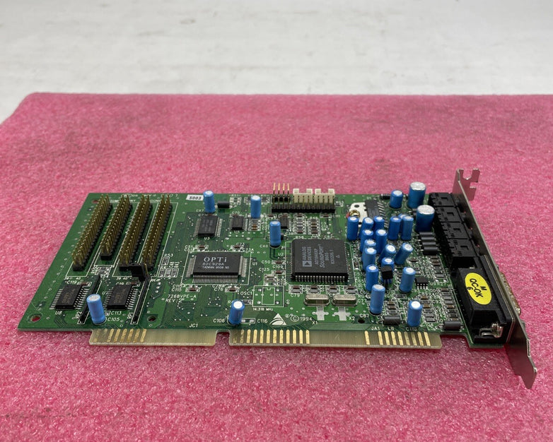 Analog Devices AD1845XP OPTI 7268VPE-A 929-0128 ISA Audio Card