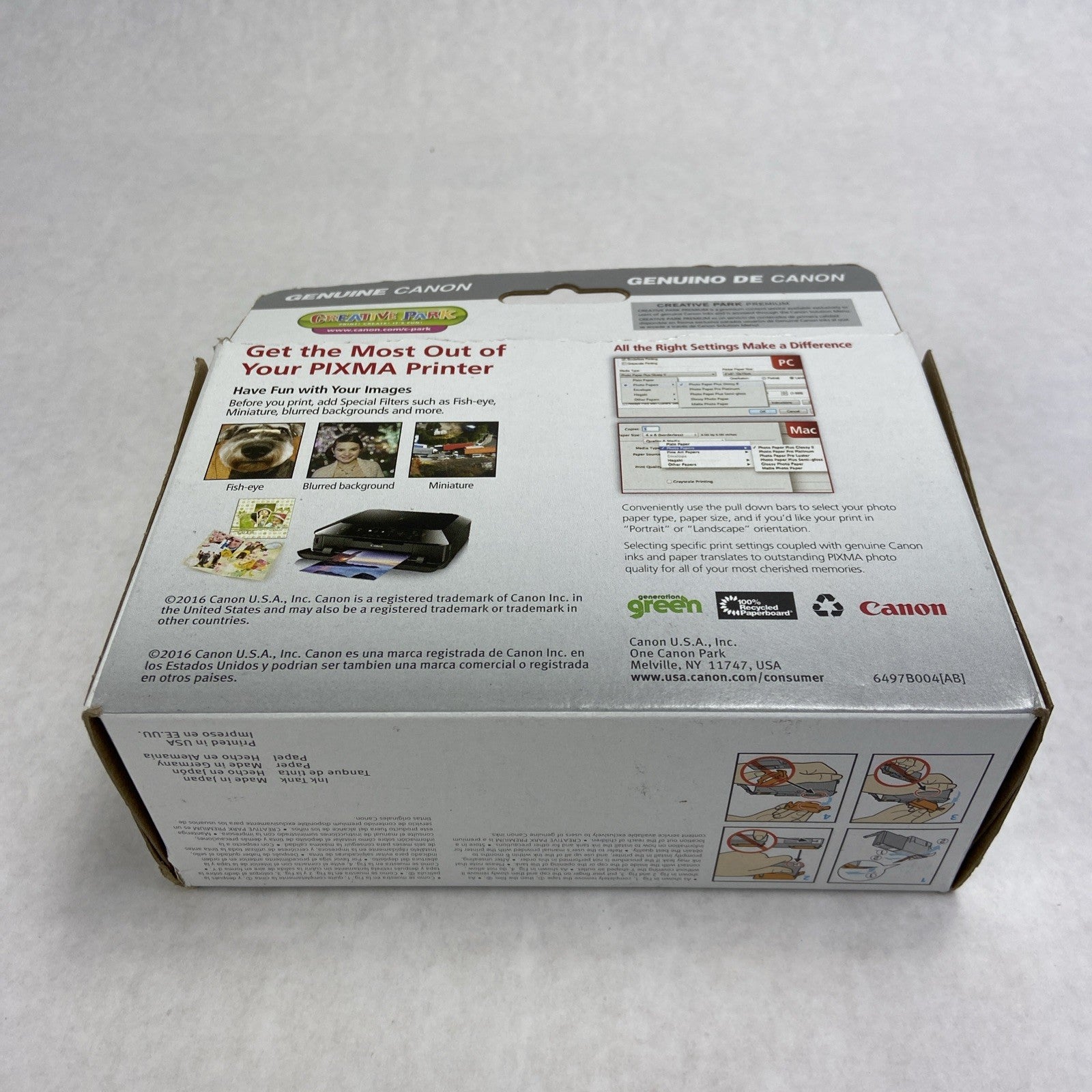 Canon PGI-250/CLI-251 Black, Cyan, Magenta, Yellow Original 5-Pack CMYK NIB