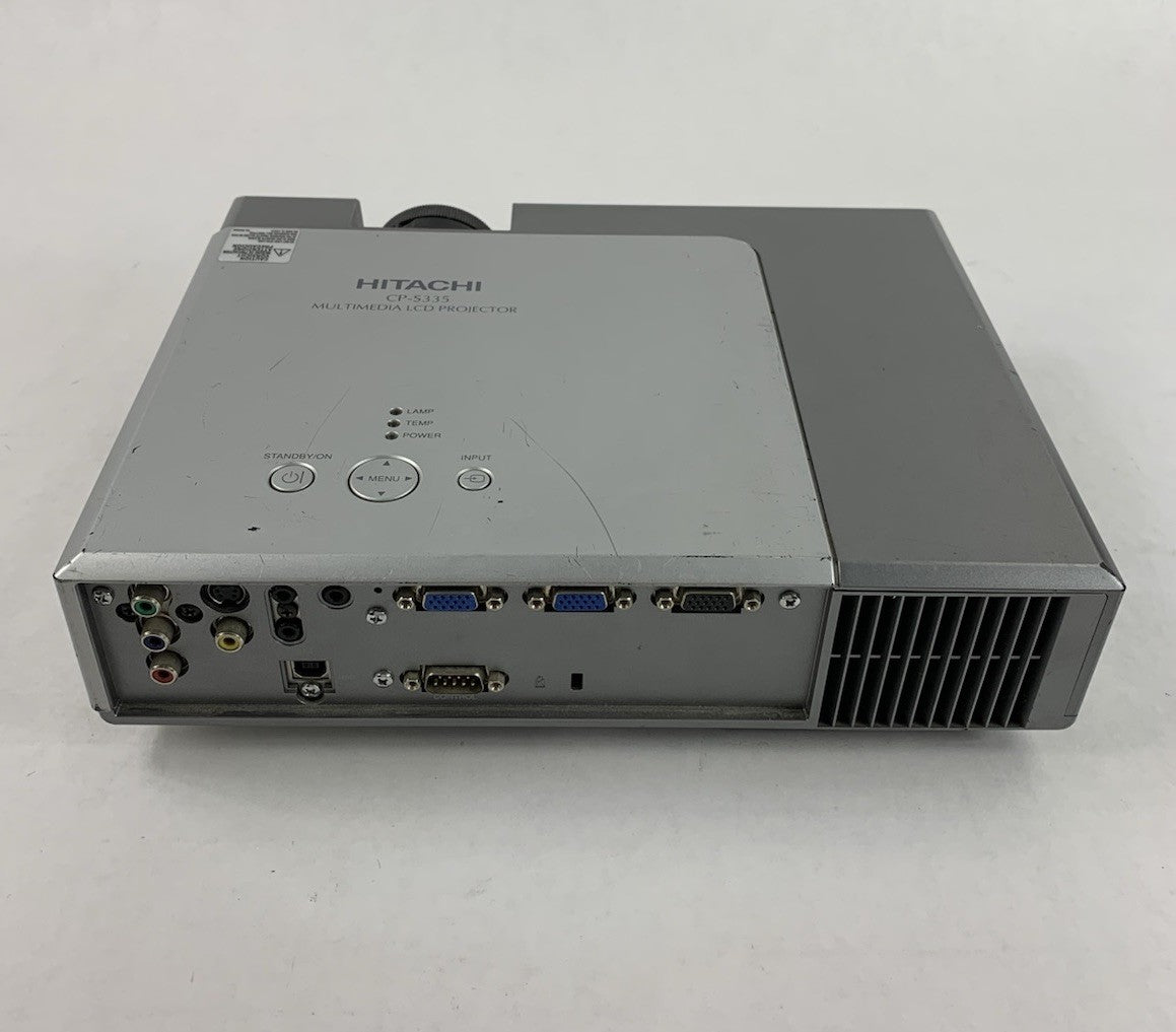 Hitachi CP-S335 LCD Projector 1288 Lamp Hours - No Remote or Filter Cover3