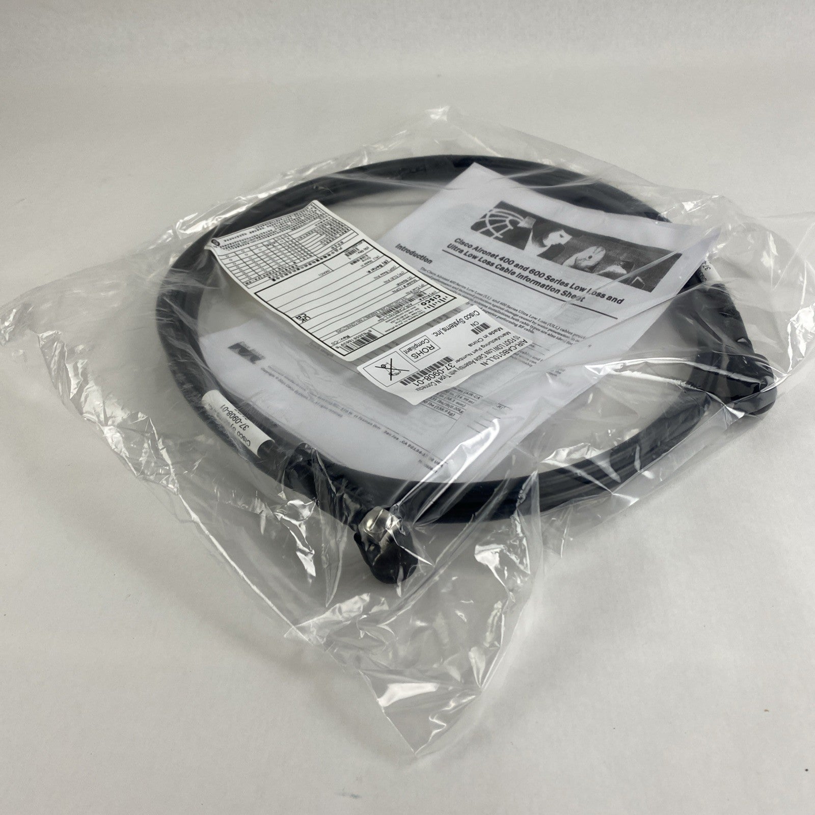 Cisco AIR-CAB010LL-N 10Ft Low Loss and Ultra Low Loss Cable Open Box Sealed0