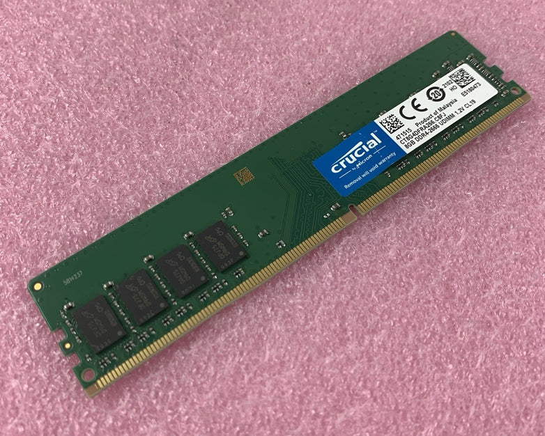 Crucial CT8G4DFRA266.C8FJ 8 GB  DDR4-2666 UDimm CL19 Desktop Memory Ram